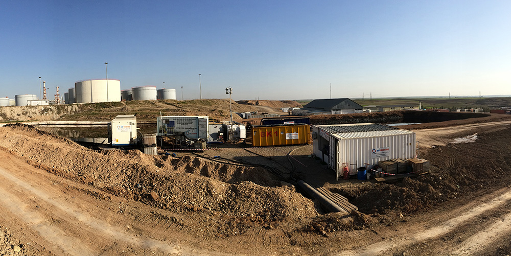 Refinery, IRAQ – Sludge processing from lagoons